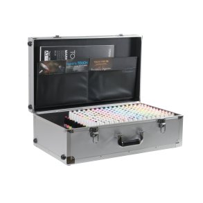 Touch TWIN marker kuffert m/ 204 ass.