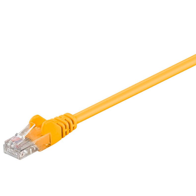 Patch kabel, UTP CAT5E, GUL