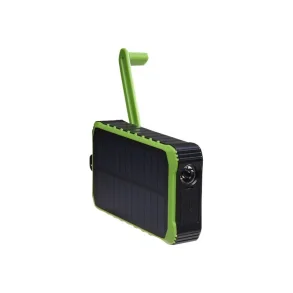 DENVER PSO-10012 Solarstrmbank 10000mAh Sort Grn