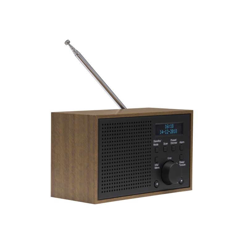 DENVER DAB-46 DAB b�rbar radio Brun Gr�
