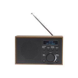 DENVER DAB-46 DAB b�rbar radio Brun Gr�