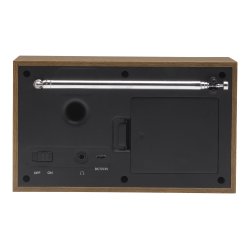 DENVER DAB-46 DAB b�rbar radio Brun Gr�