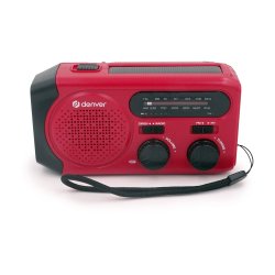 Denver SCR-2010 FM radio med hndsving og solcelleopladning