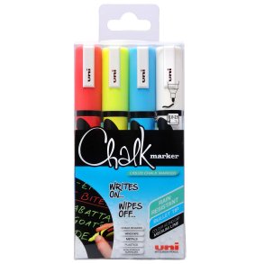Uni Chalkmarker PWE-5M 4 stk. st