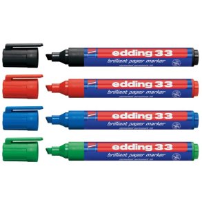 edding 33 brilliant paper marker