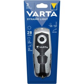 Varta Power Line Dynamo Light Lommelygte