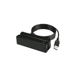 Delfi MSR213U, Card reader, USB, Black