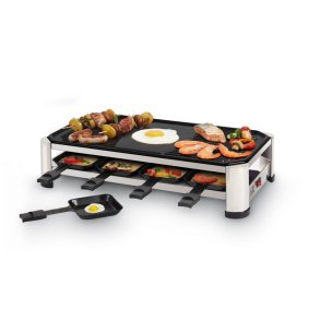 Fritel RG 2170 Raclette / grill Rustfrit stlkrom / sort