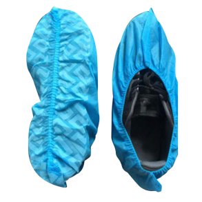 Bl plastic skoovertrk i slidstrkt fibermateriale