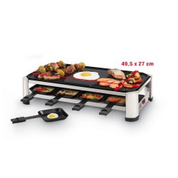 Fritel RG 2170 Raclette / grill Rustfrit st�lkrom / sort