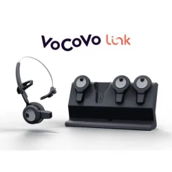 VoCoVo Link, komplet s�t med 4 headsets og dock